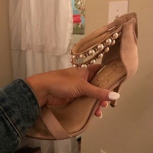 Pale pink Jessica Simpson heels